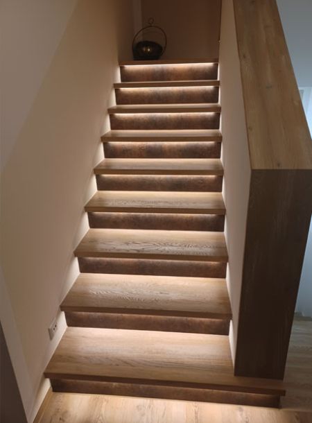 Treppe mit Filzabsatz